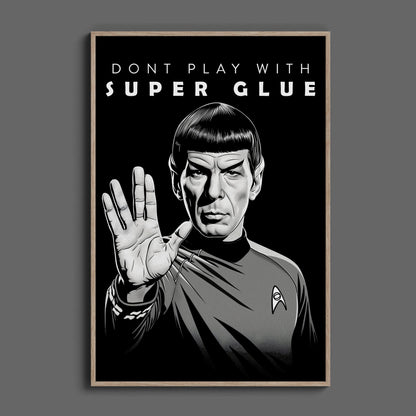 Star Trek Spock Super Glue, High Quality Digital Download - Luxuria Canvas