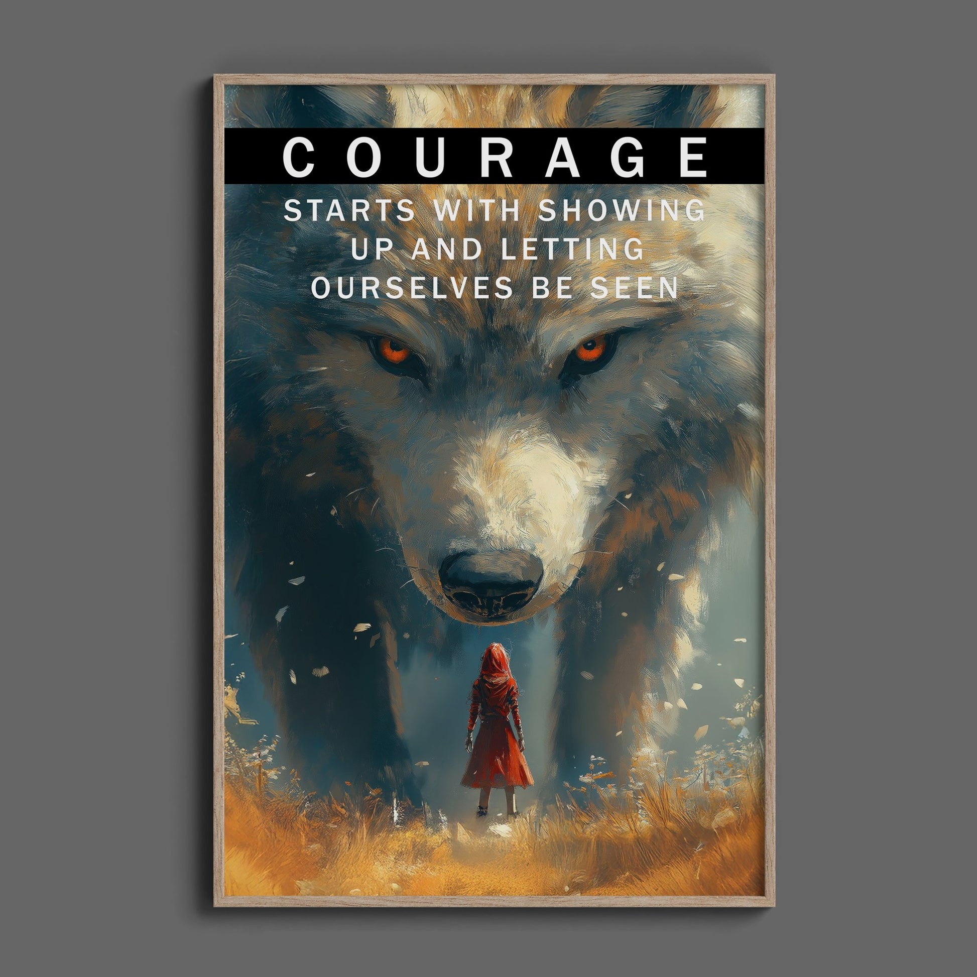 Courage to be Seen Digital Art Download - Luxuria Canvas