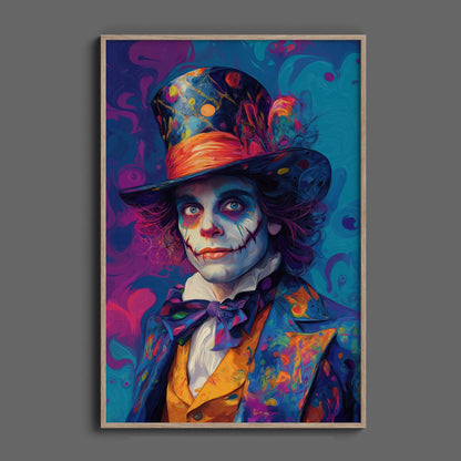 Psychedelic Mad Hatter, Digital Download - Luxuria Canvas