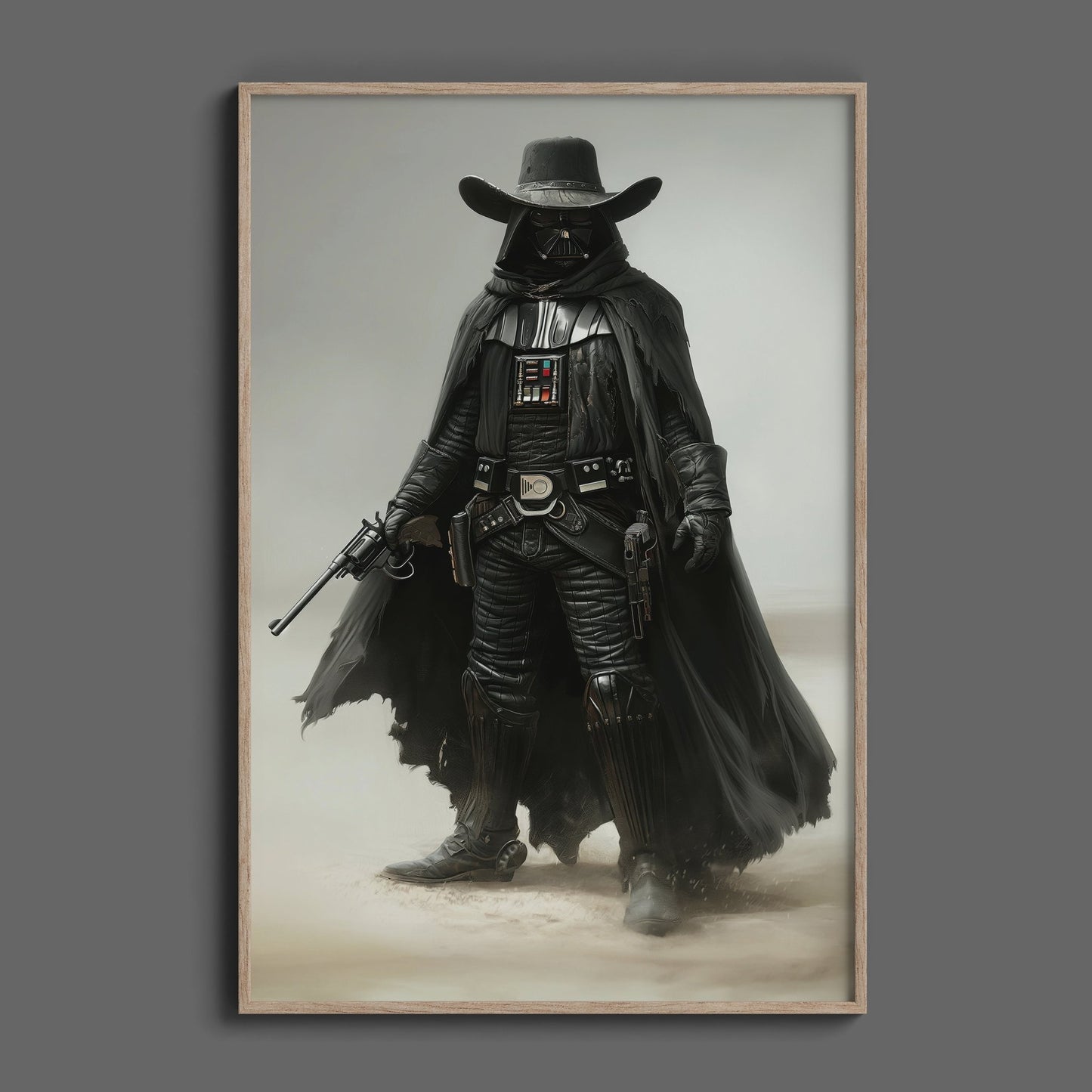 Wild West Darth Vader Digital Art Download - Luxuria Canvas
