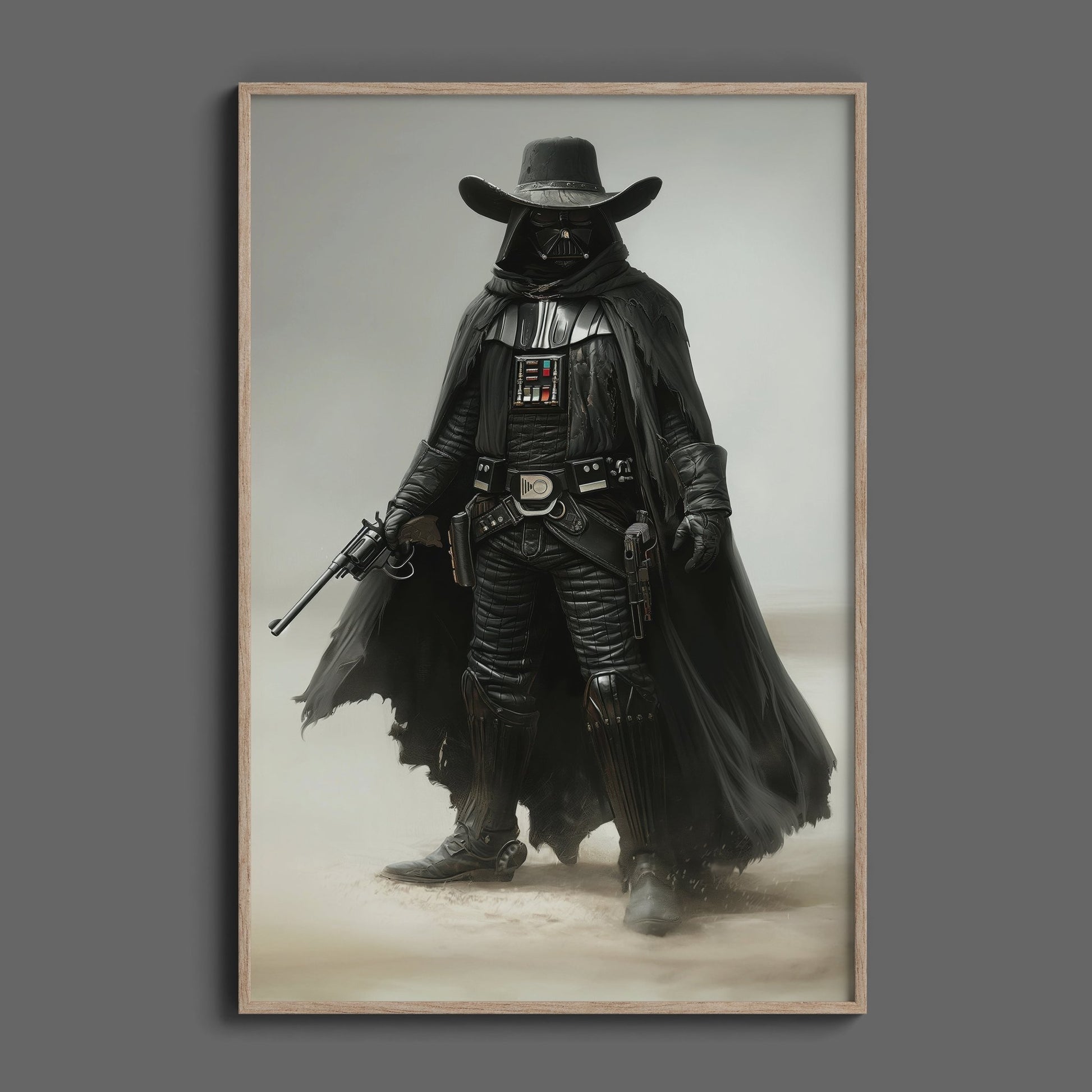 Wild West Darth Vader Digital Art Download - Luxuria Canvas
