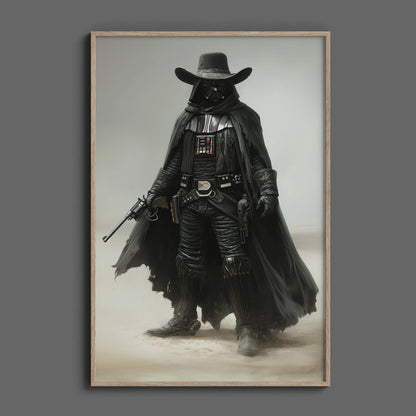 Wild West Darth Vader Digital Art Download - Luxuria Canvas