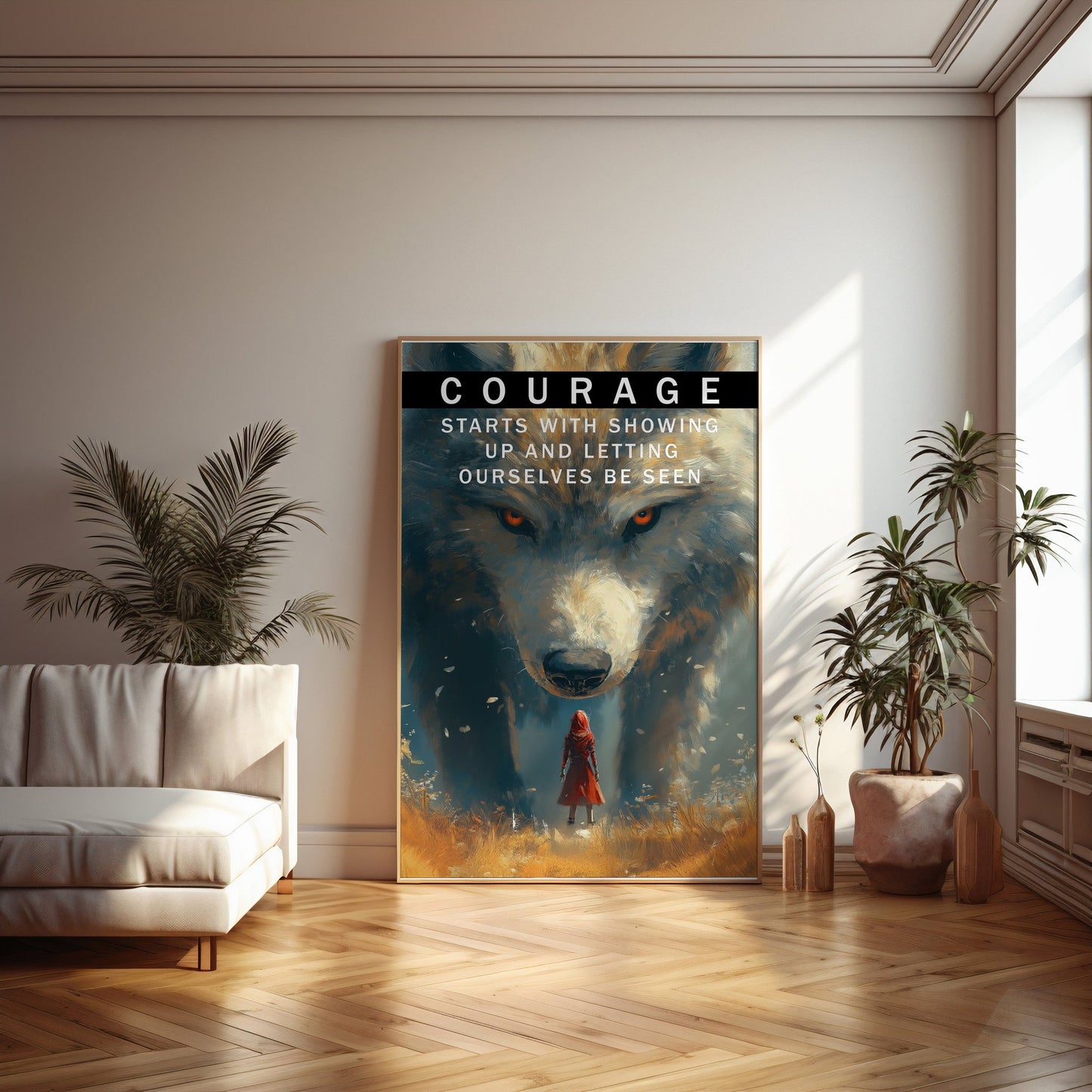 Courage to be Seen Digital Art Download - Luxuria Canvas