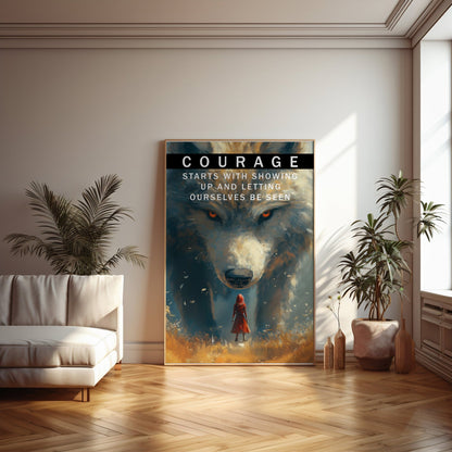 Courage to be Seen Digital Art Download - Luxuria Canvas