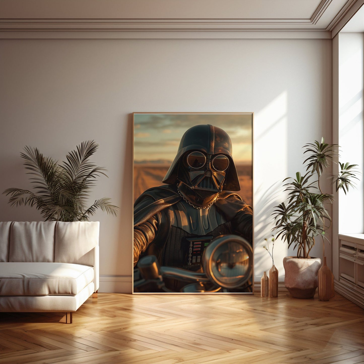 Darth Vader Biker Digital Art Download - Luxuria Canvas