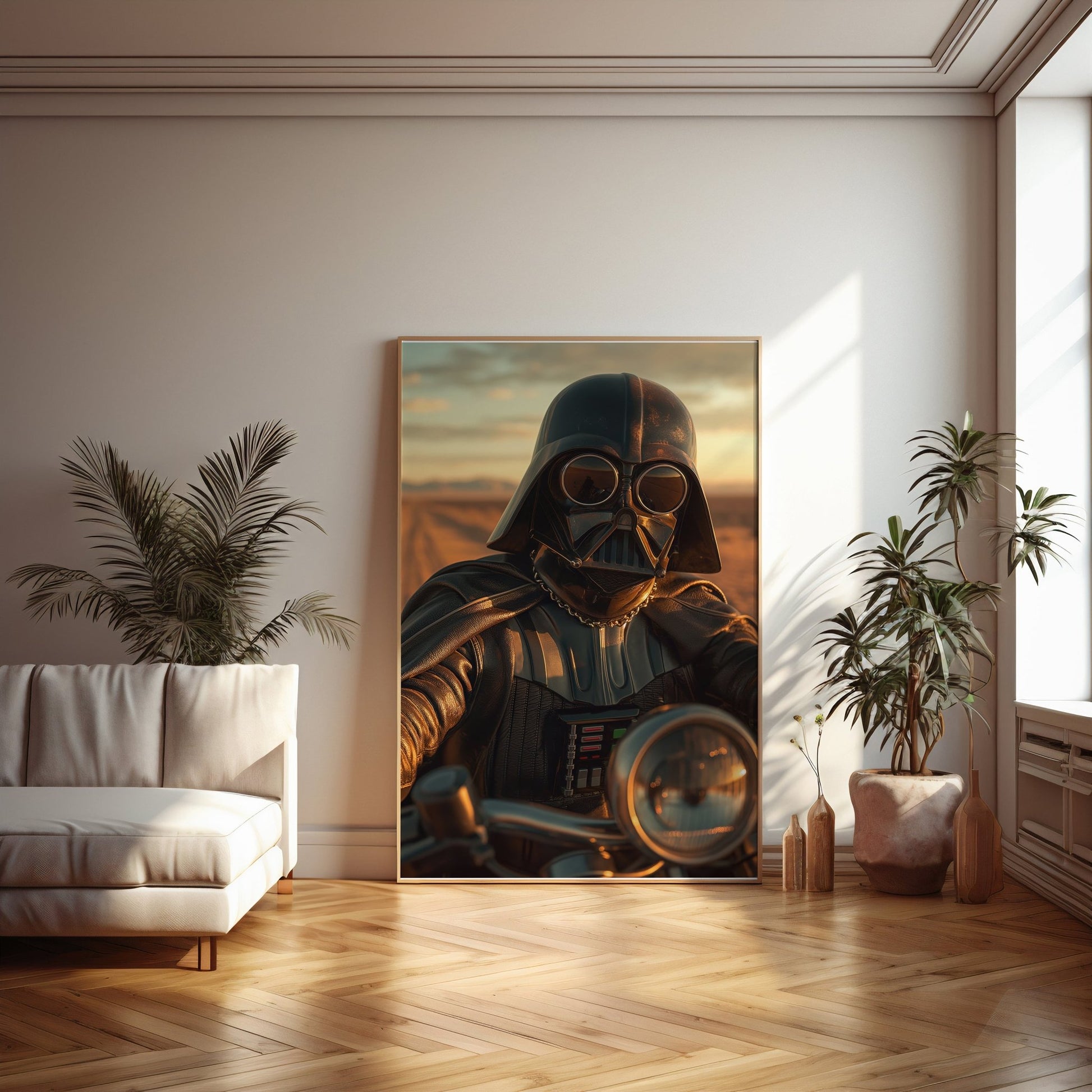 Darth Vader Biker Digital Art Download - Luxuria Canvas
