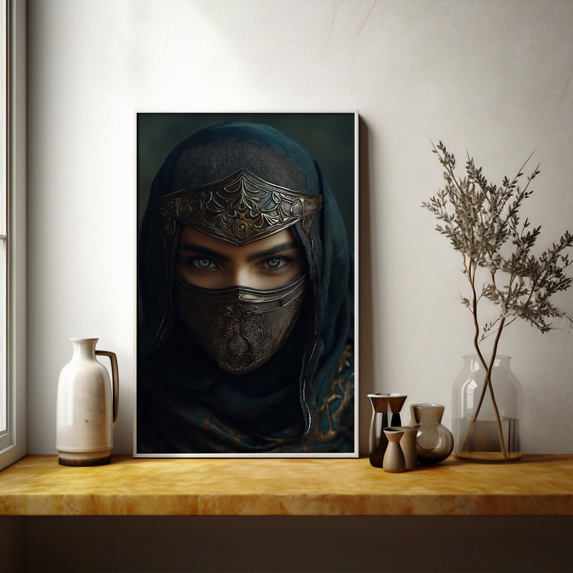 Female Rogue Warrior Digital Art Download - Luxuria Canvas