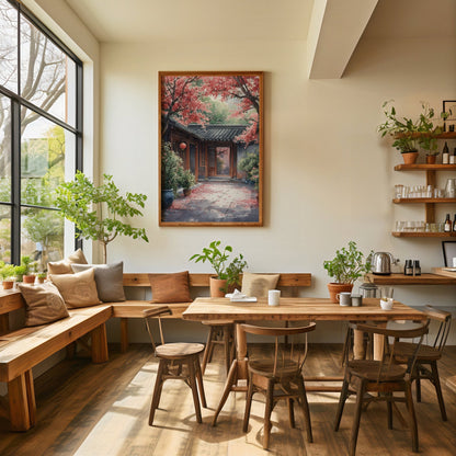 Beijing Quadrangle Courtyard Digital Art Download - Luxuria Canvas