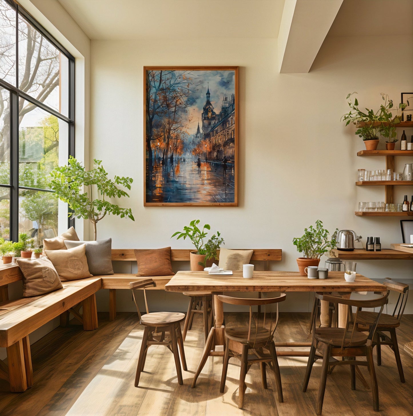 London Watercolor, High Quality Digital Download - Luxuria Canvas