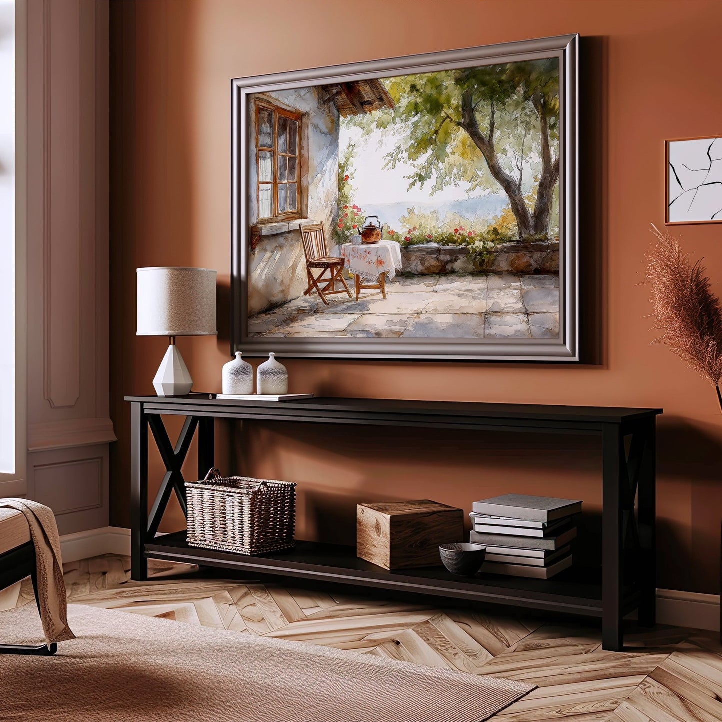 Old Cottage Summer Day Digital Art Download - Luxuria Canvas