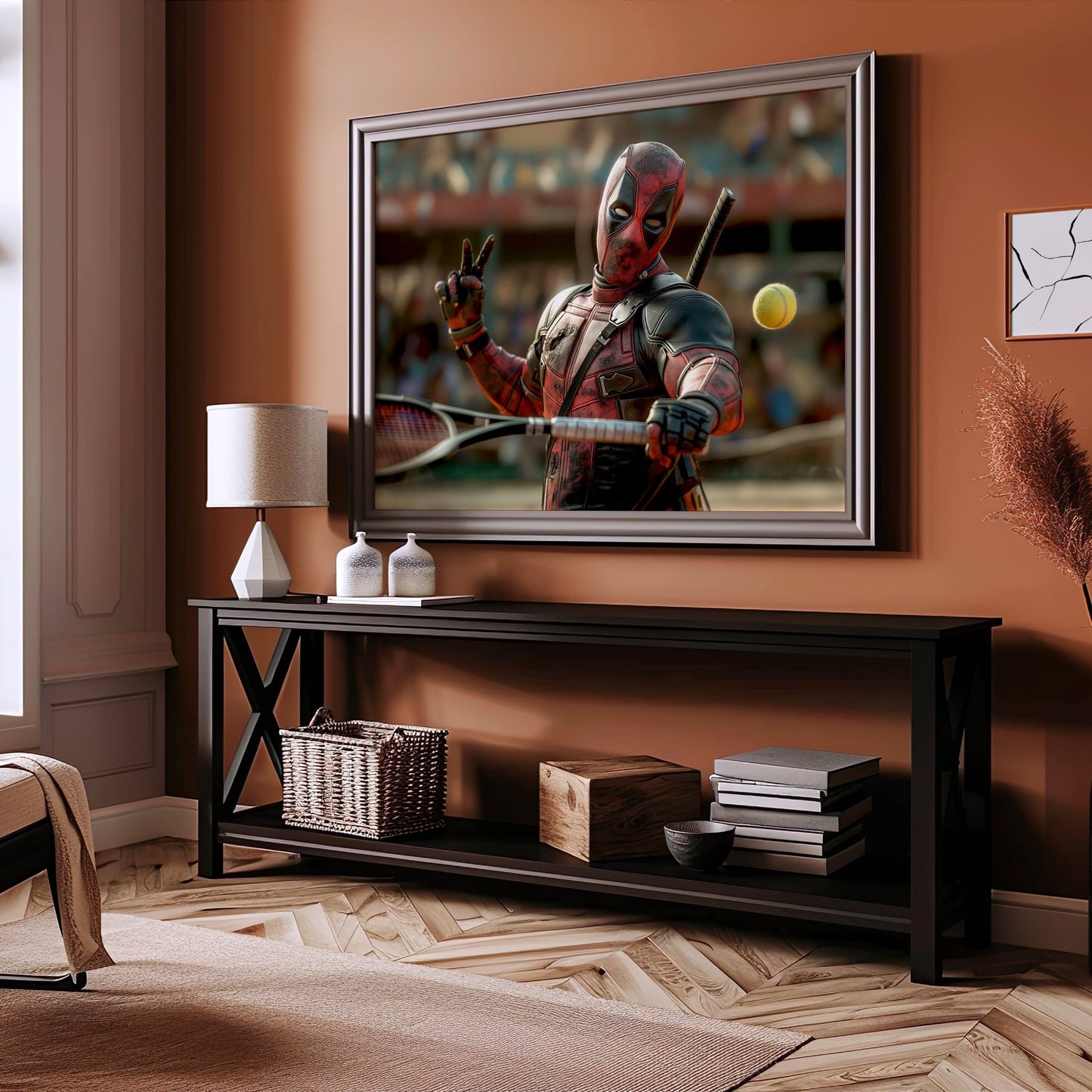 Deadpool Tennis Digital Art Download - Luxuria Canvas