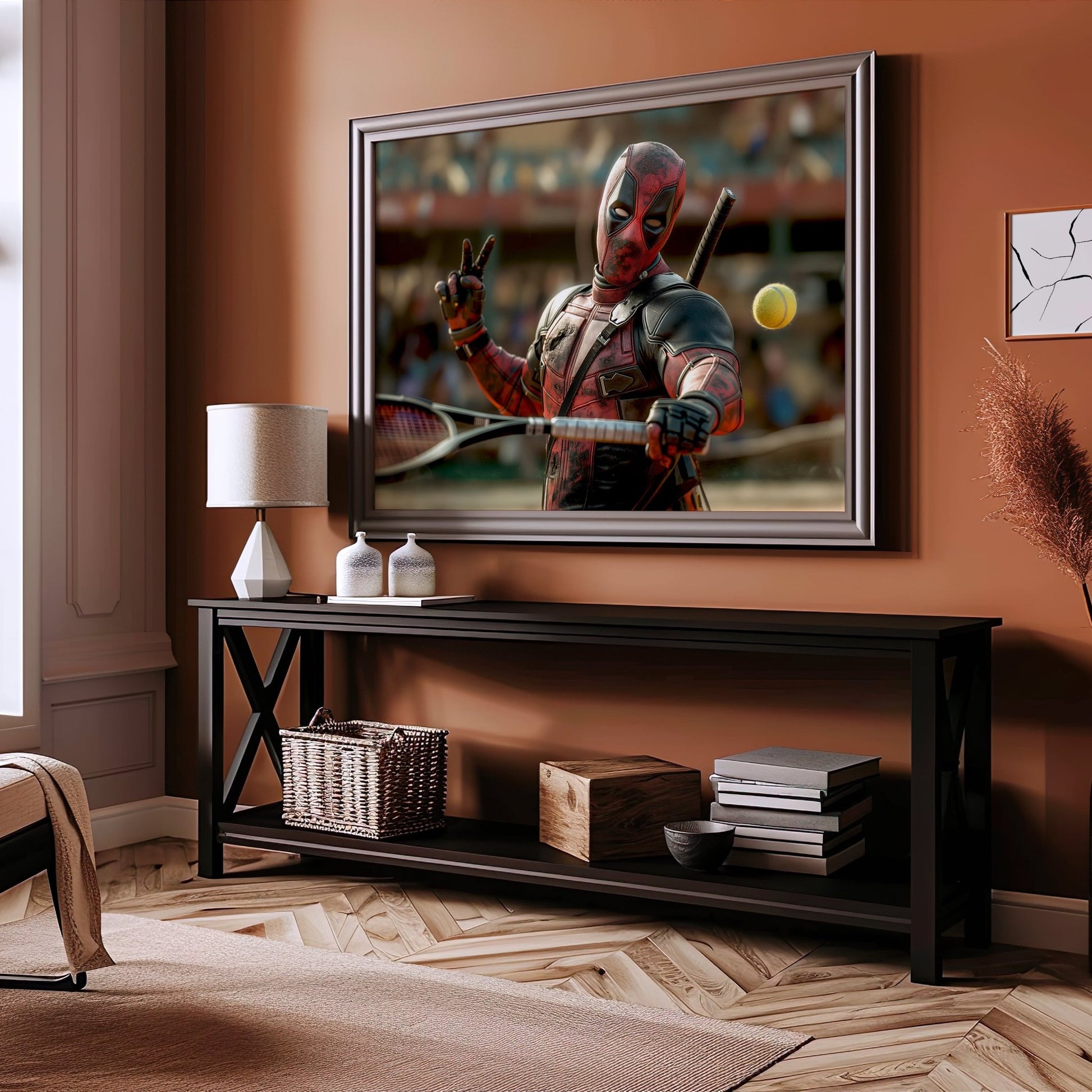 Deadpool Tennis Digital Art Download - Luxuria Canvas