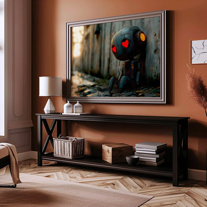 Sad Robot Digital Art Download - Luxuria Canvas