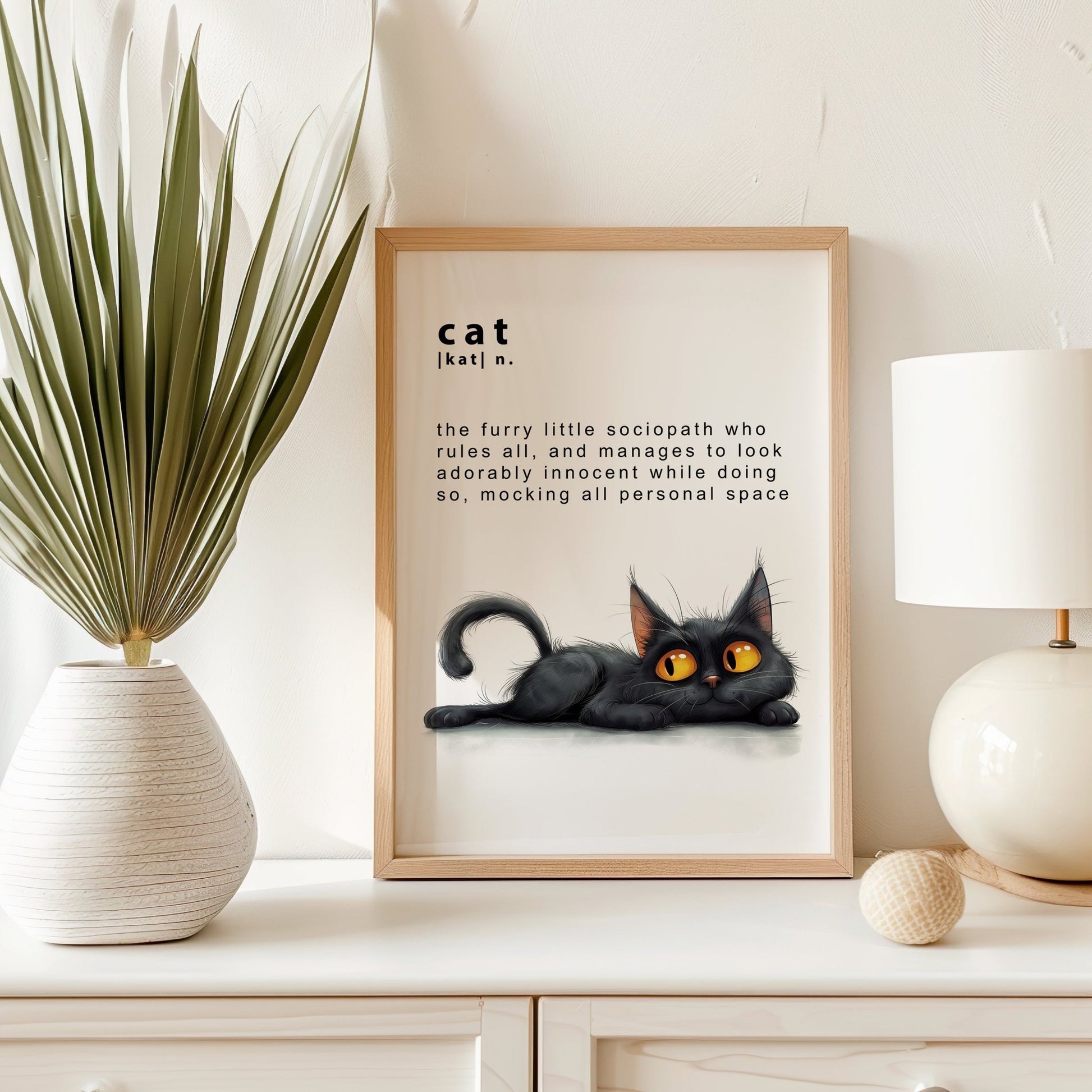 Cat Defined, High Quality Digital Download - Luxuria Canvas