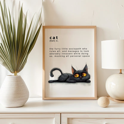 Cat Defined, High Quality Digital Download - Luxuria Canvas