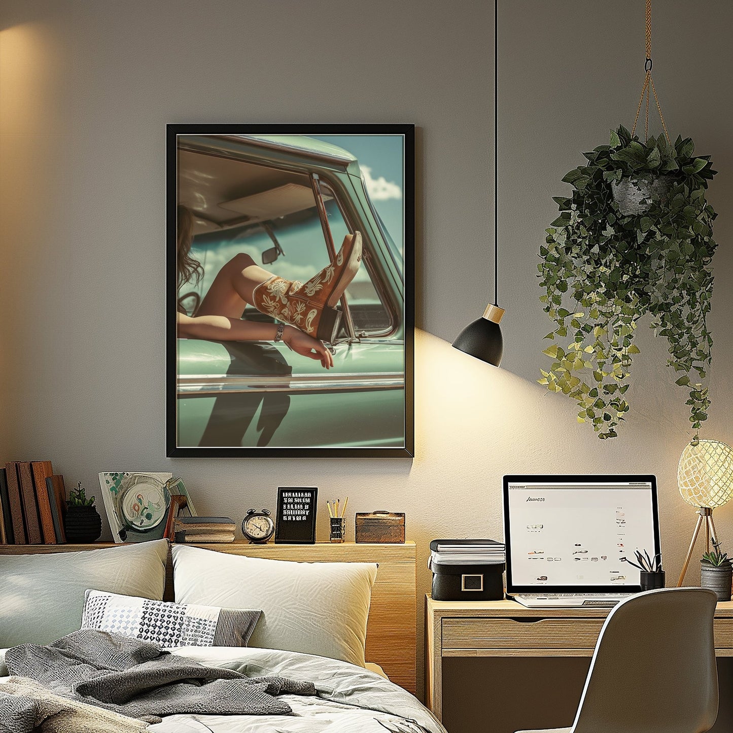 Vintage Cowgirl Boots, High Quality Digital Download - Luxuria Canvas