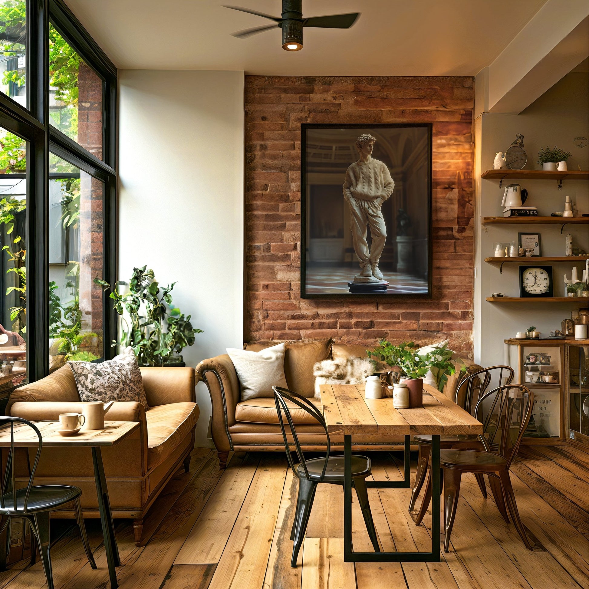 Casual David Michelangelo, High Quality Digital Download - Luxuria Canvas