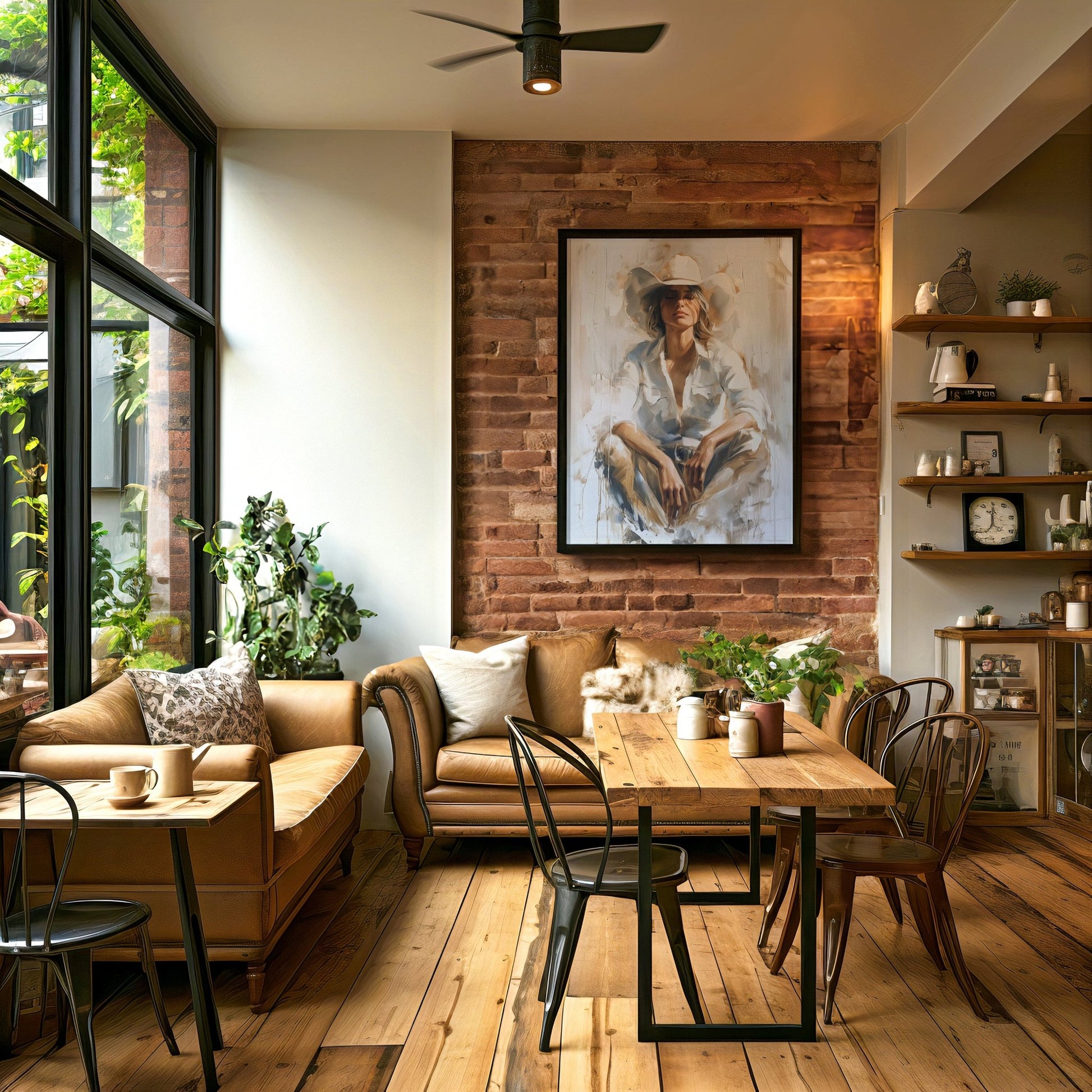 Cowgirl Grateful Moment, High Quality Digital Download - Luxuria Canvas