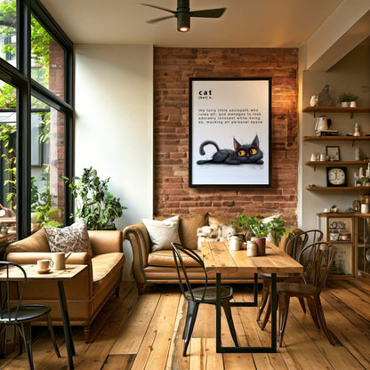 Cat Defined, High Quality Digital Download - Luxuria Canvas