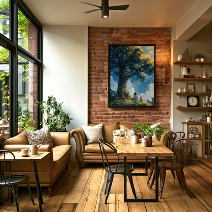 Reading Tree, High Quality Digital Download - Luxuria Canvas