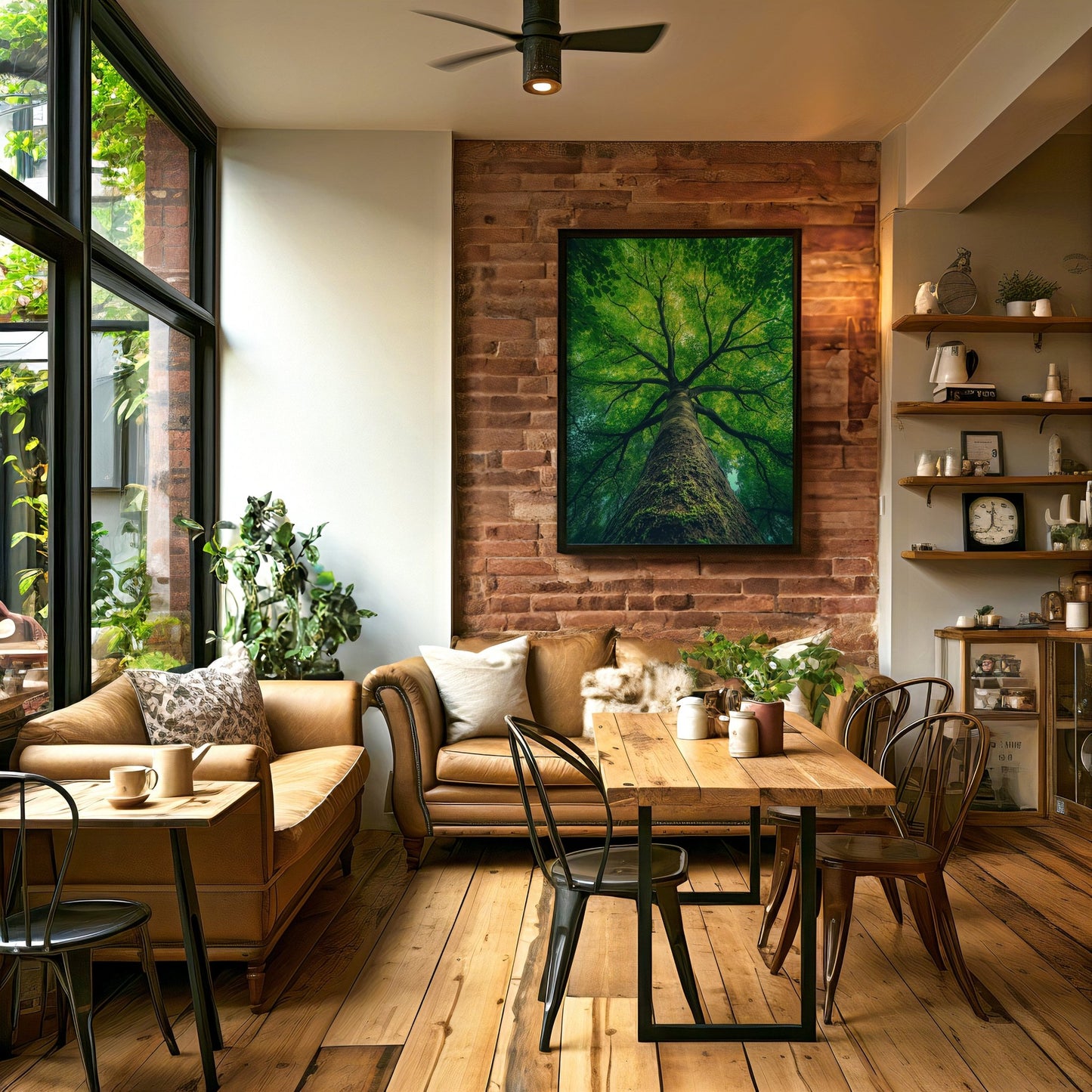 Treetop Tranquility Digital Art Download - Luxuria Canvas