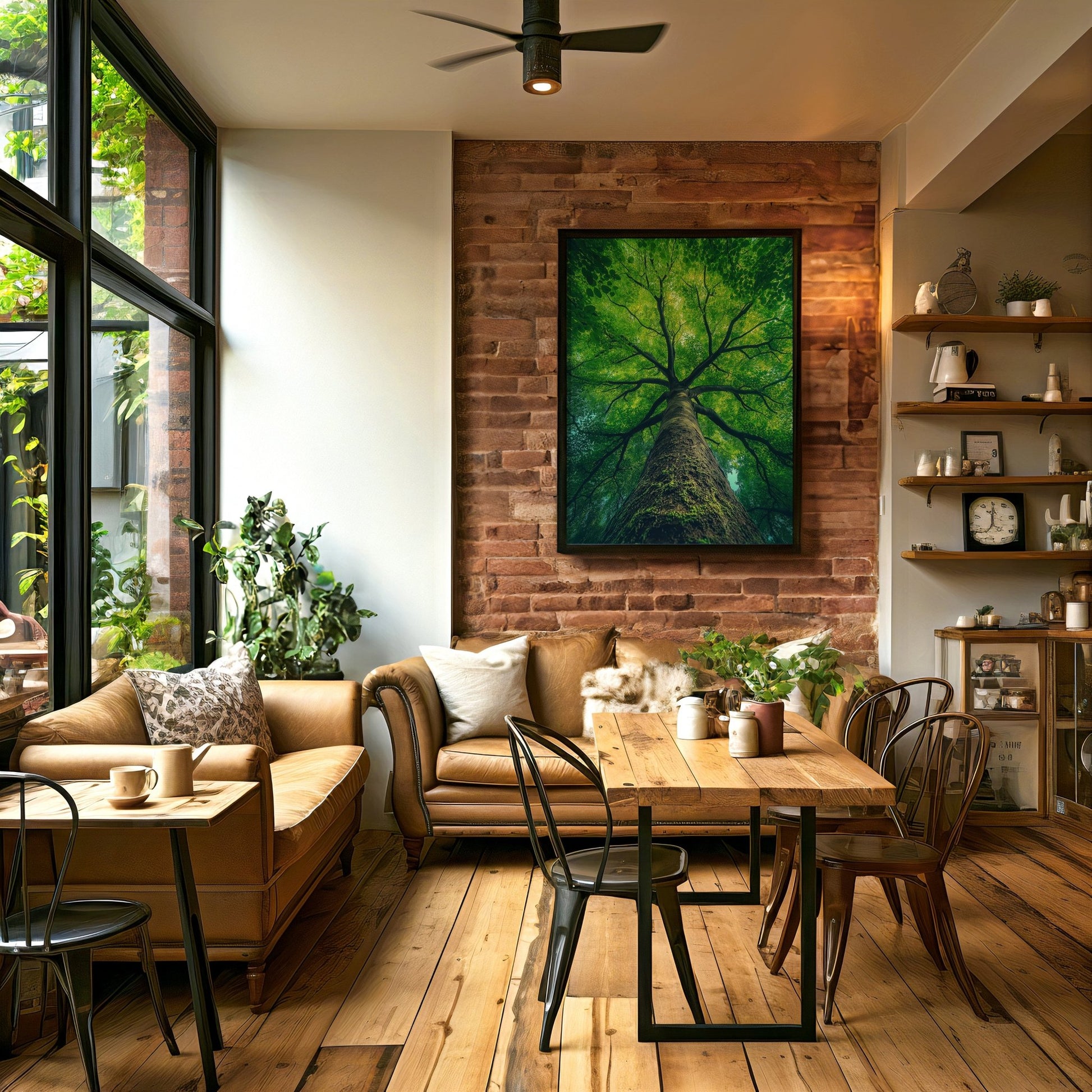 Treetop Tranquility Digital Art Download - Luxuria Canvas