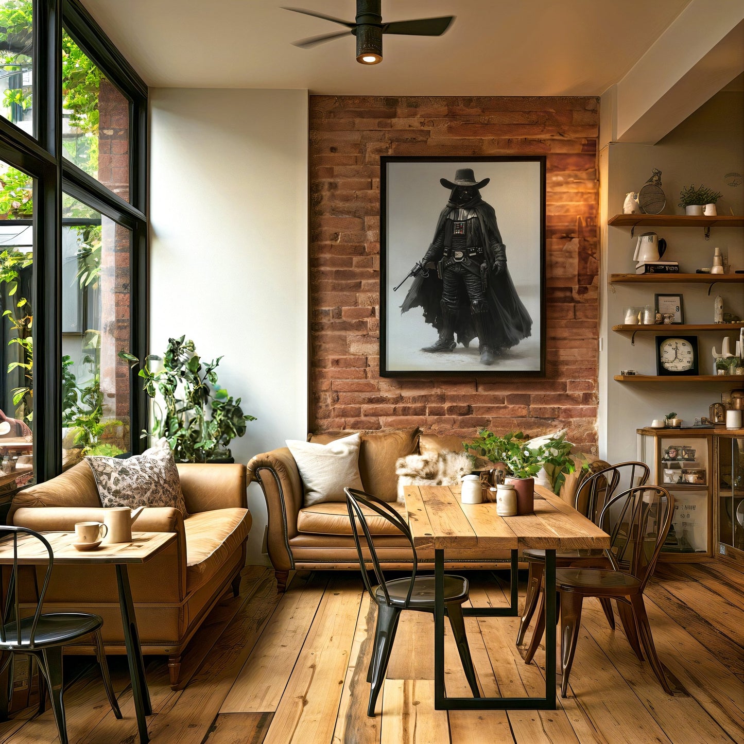 Wild West Darth Vader Digital Art Download - Luxuria Canvas