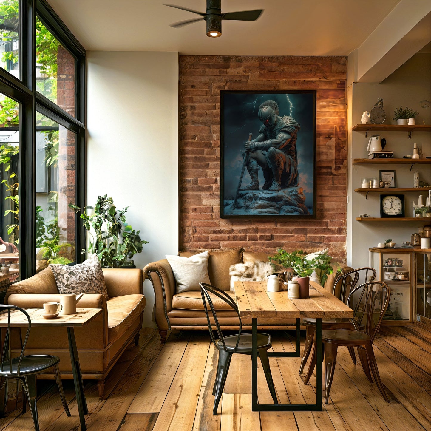 Battled Warrior Digital Art Download - Luxuria Canvas