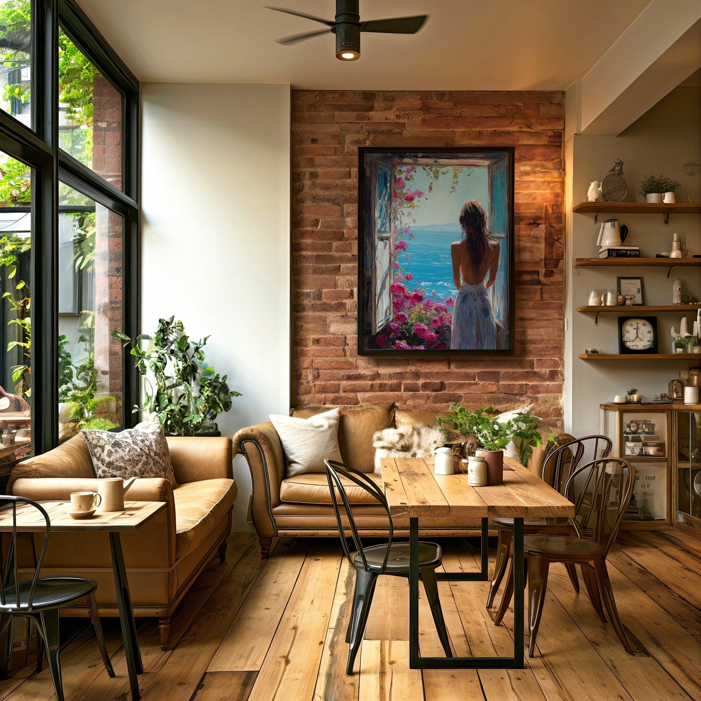 Overlooking the Sea, High Quality Digital Download - Luxuria Canvas