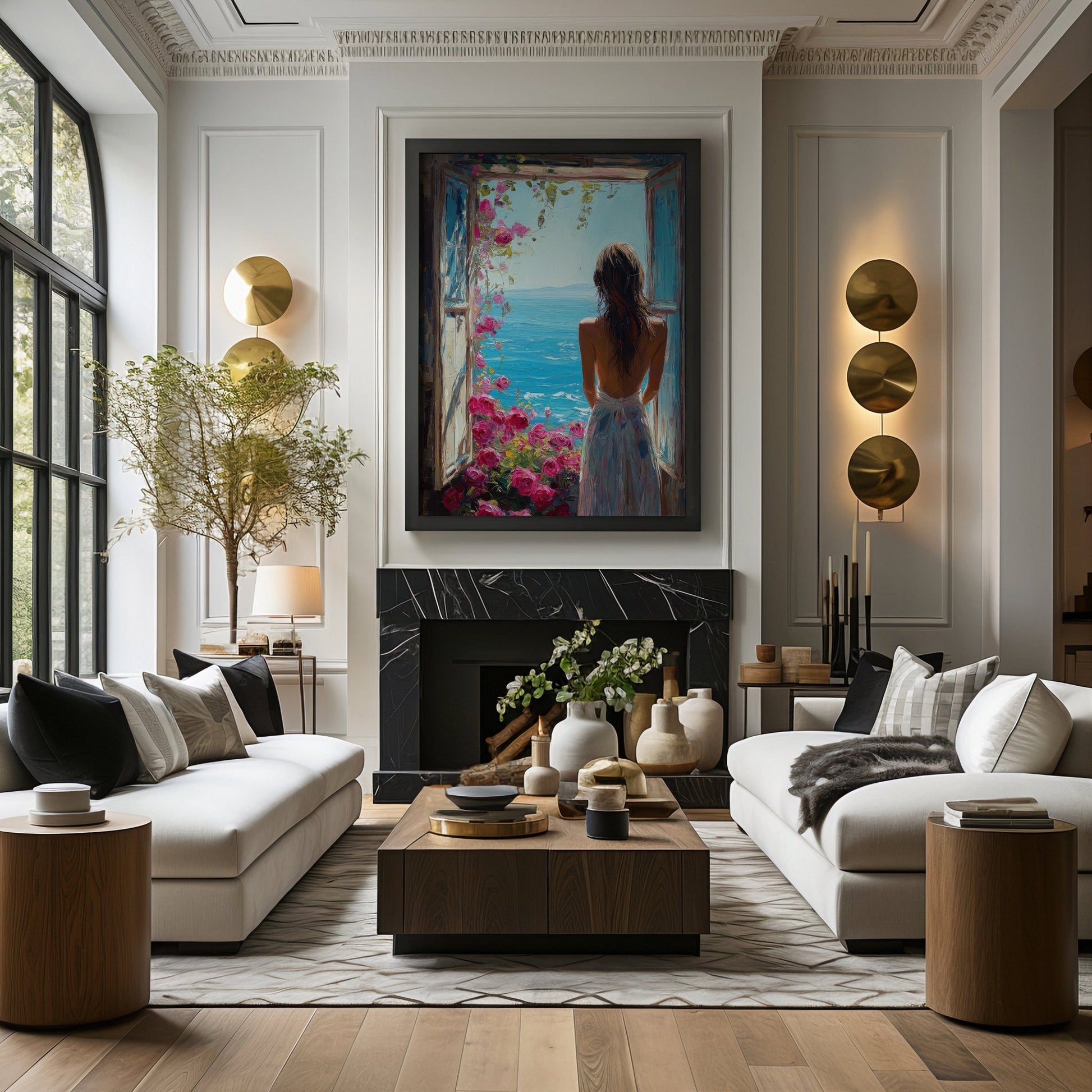 Overlooking the Sea, High Quality Digital Download - Luxuria Canvas