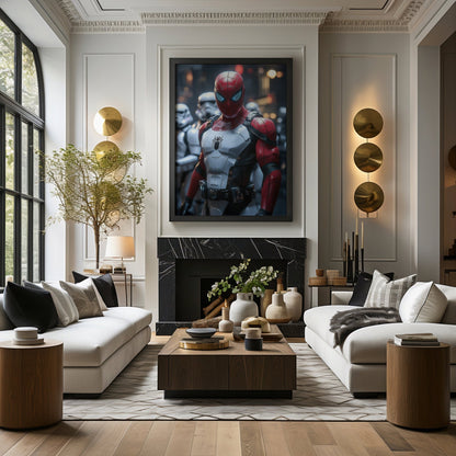 Spiderman Stormtrooper Digital Art Download - Luxuria Canvas