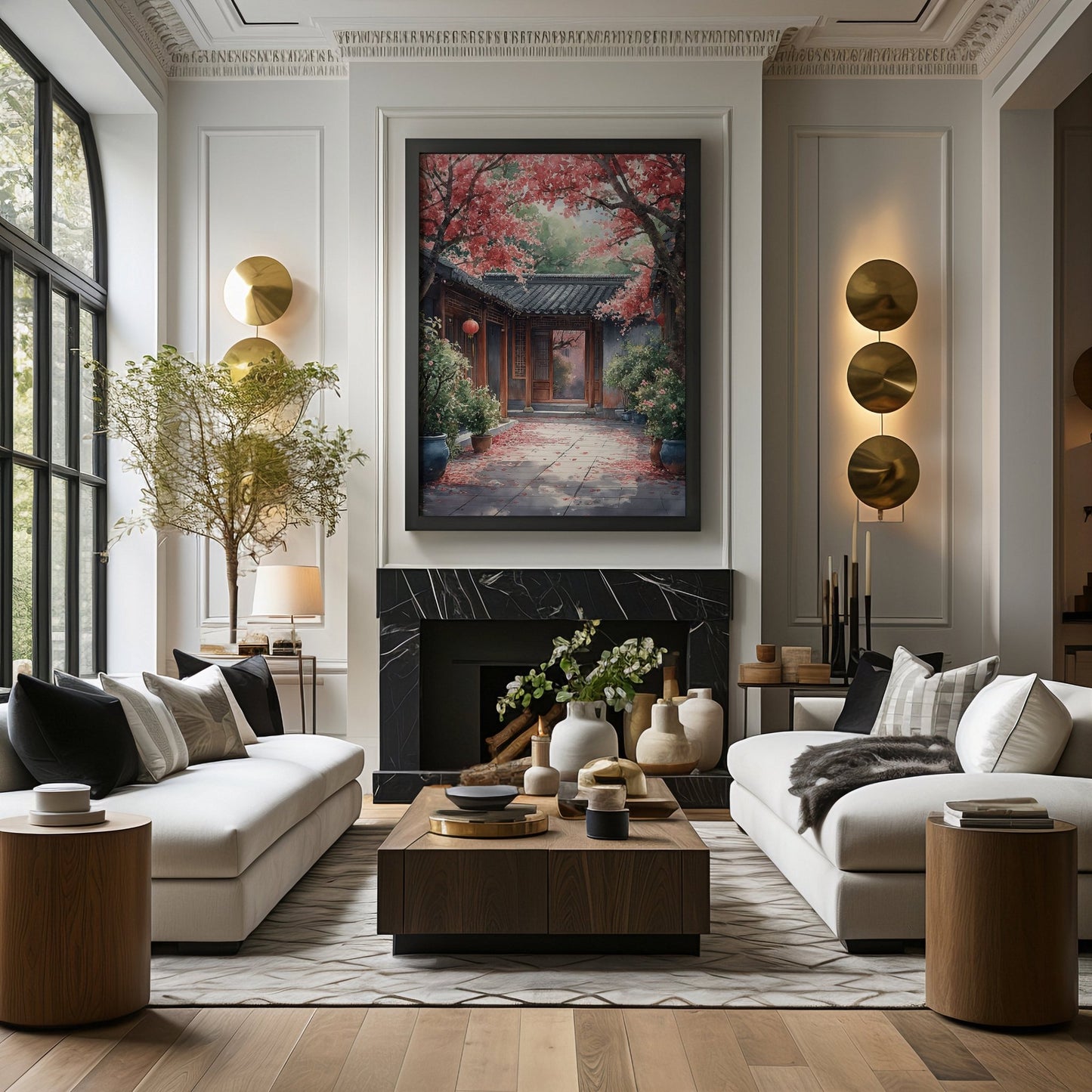 Beijing Quadrangle Courtyard Digital Art Download - Luxuria Canvas