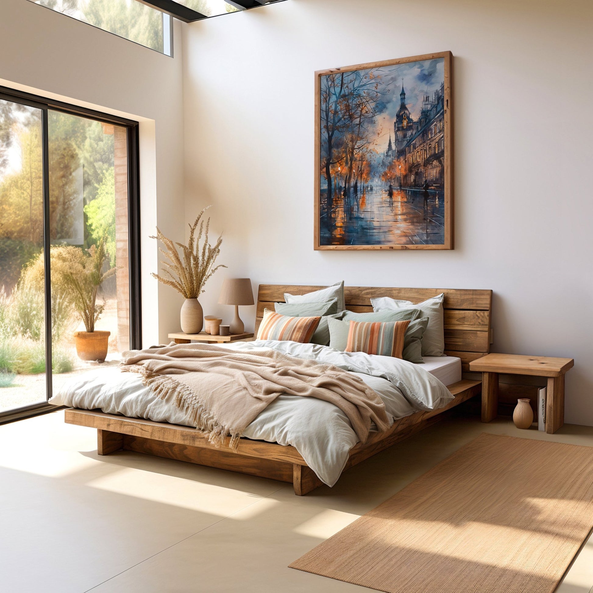 London Watercolor, High Quality Digital Download - Luxuria Canvas