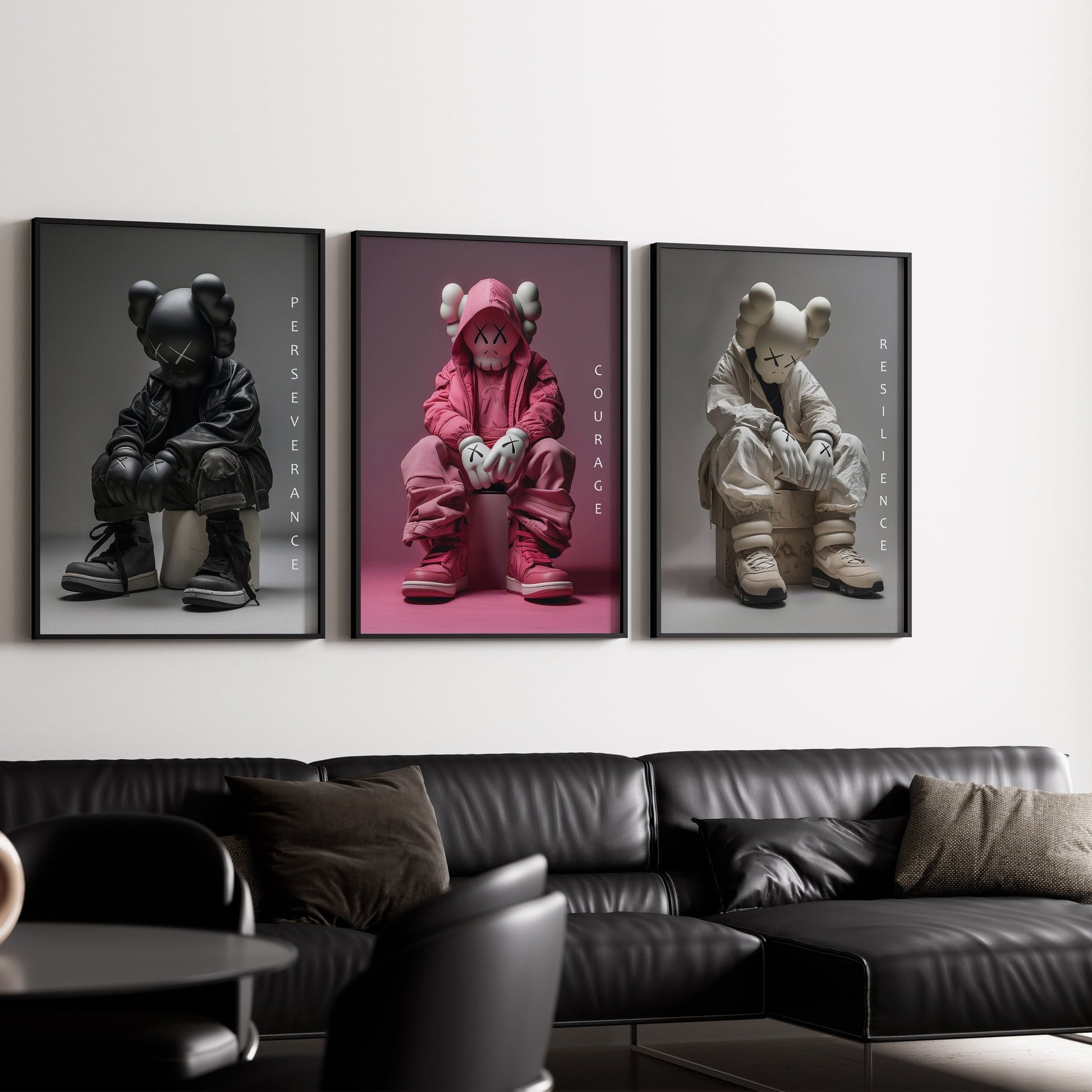 Hypebeast Street Triple Digital Art Download - Luxuria Canvas