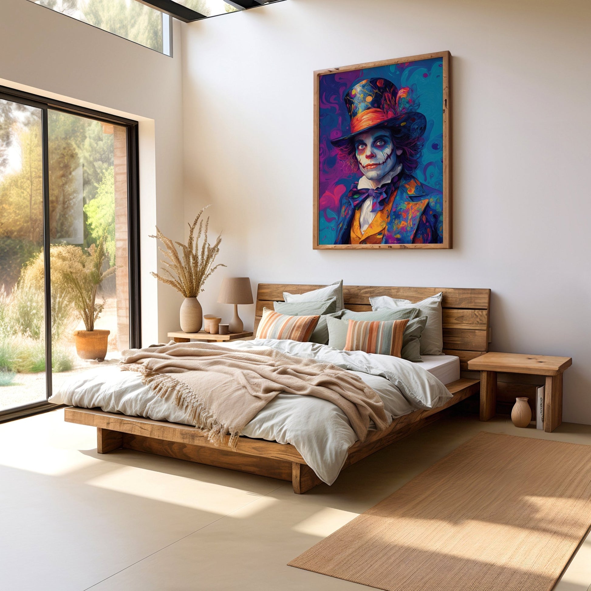 Psychedelic Mad Hatter, Digital Download - Luxuria Canvas