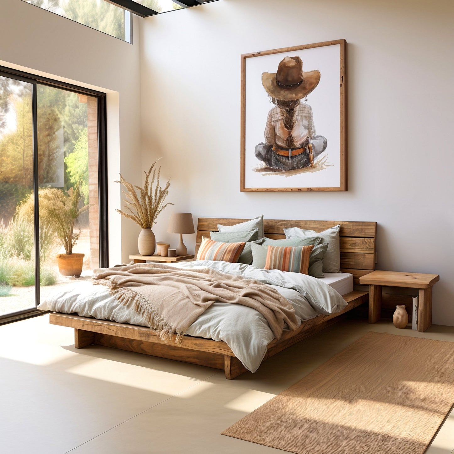 Young Cowgirl, High Quality Digital Download - Luxuria Canvas