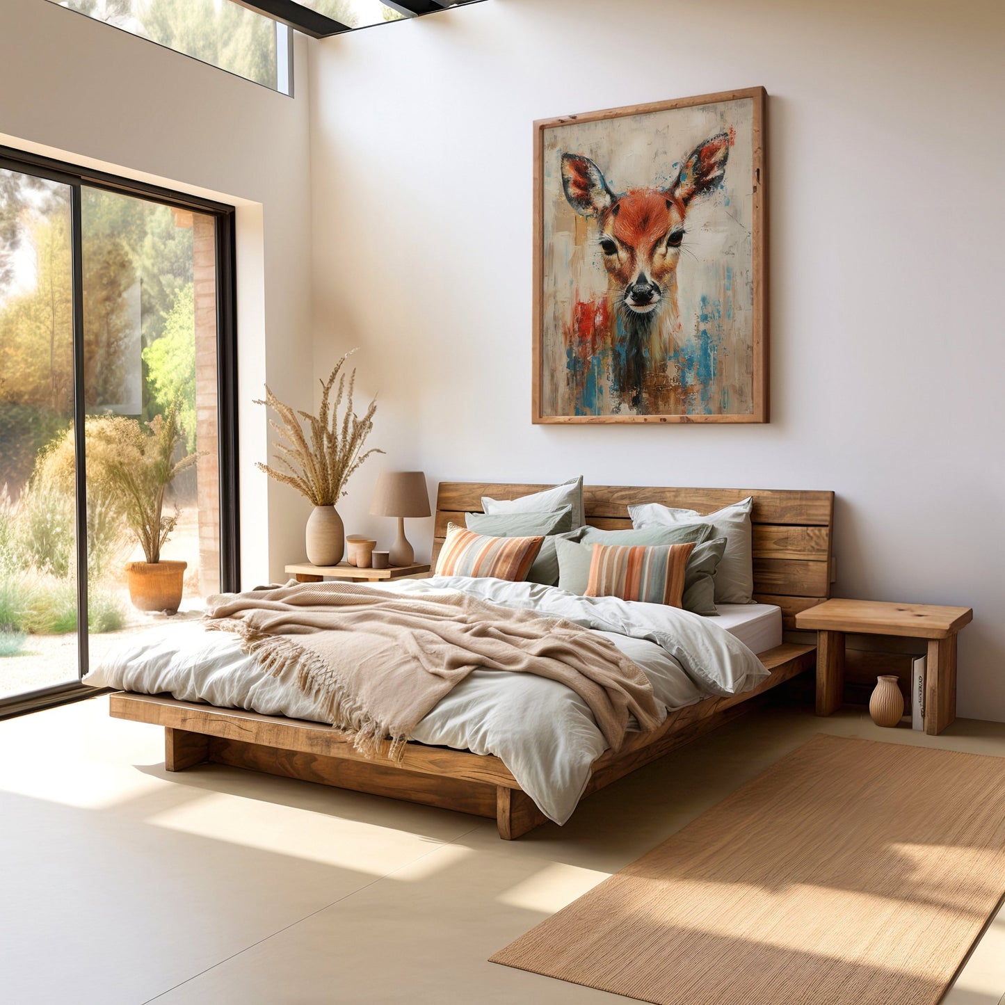 Deer Painting, High Quality Digital Download - Luxuria Canvas