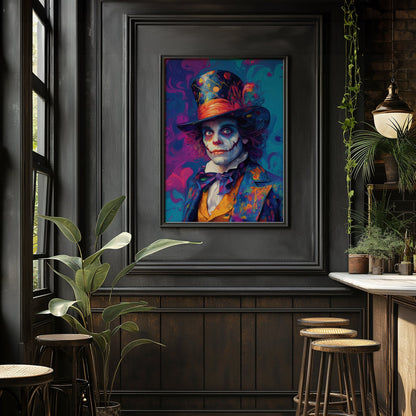 Psychedelic Mad Hatter, Digital Download - Luxuria Canvas
