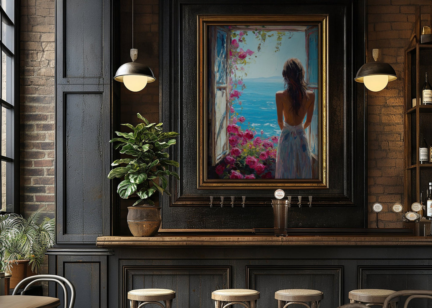 Overlooking the Sea, High Quality Digital Download - Luxuria Canvas