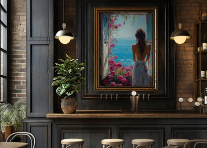 Overlooking the Sea, High Quality Digital Download - Luxuria Canvas