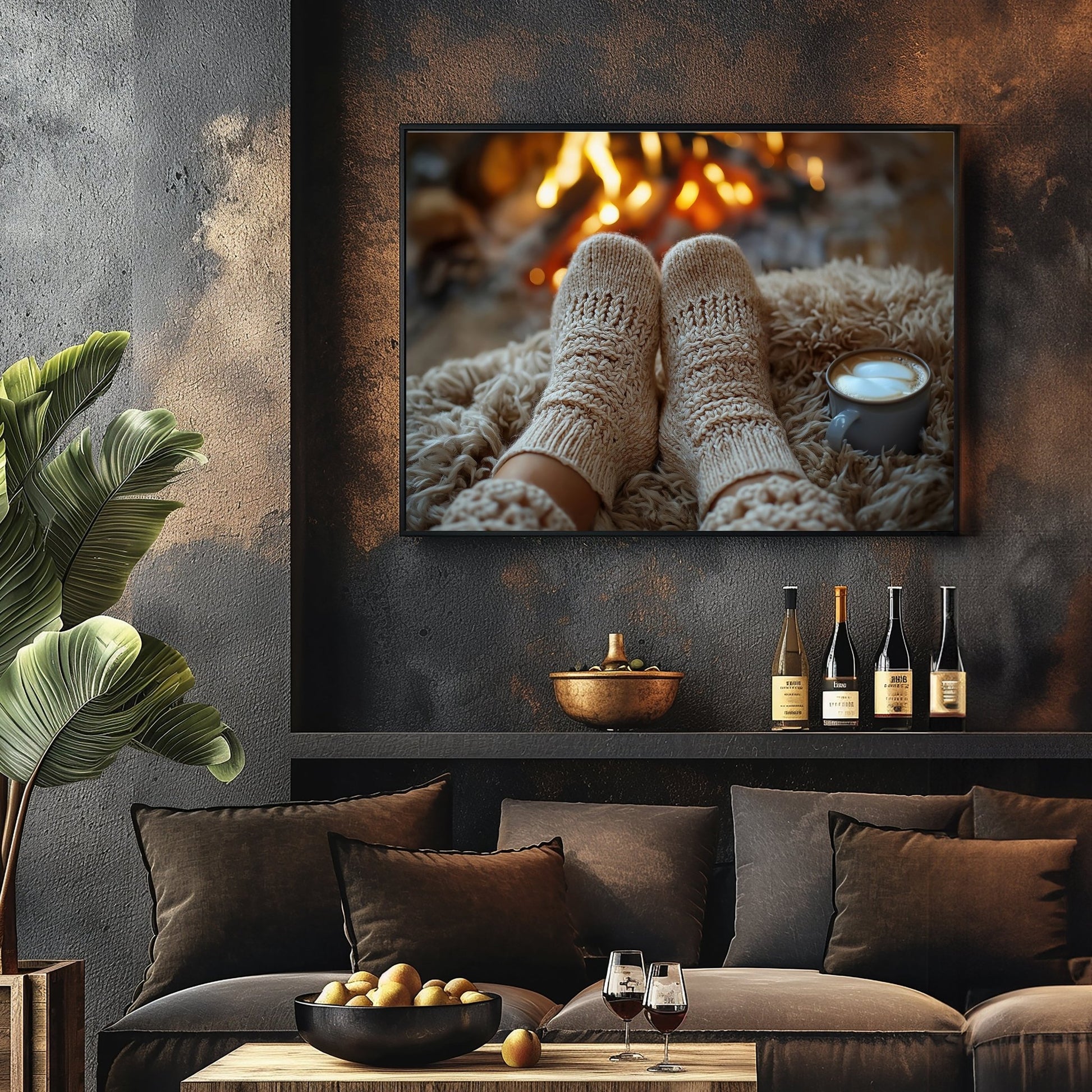 Warm Woolen Socks, High Quality Digital Download - Luxuria Canvas