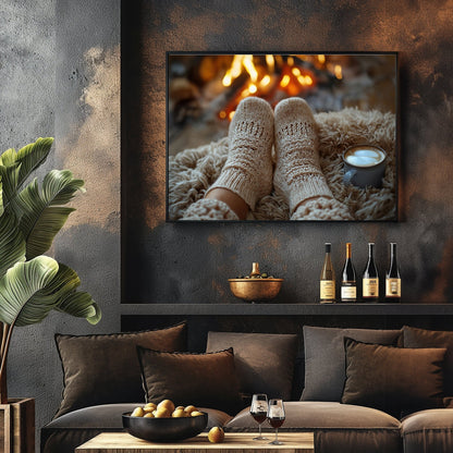 Warm Woolen Socks, High Quality Digital Download - Luxuria Canvas
