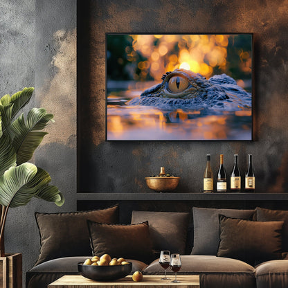 Crocodiles Eye, High Quality Digital Download - Luxuria Canvas