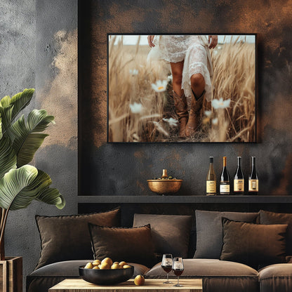 Cowgirl Boots and Skirt Digital Art Download - Luxuria Canvas