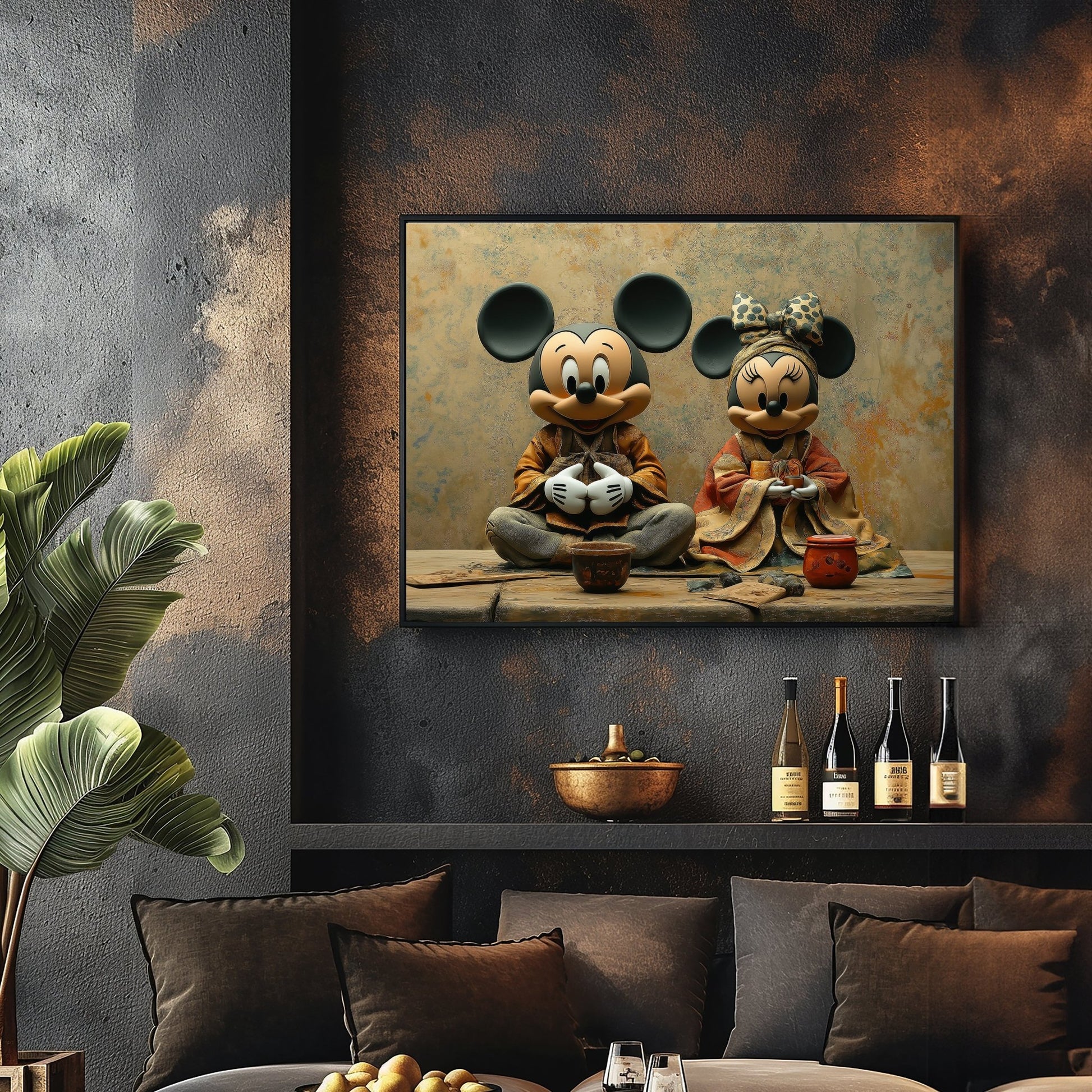 Mongolian Mickey Digital Art Download - Luxuria Canvas
