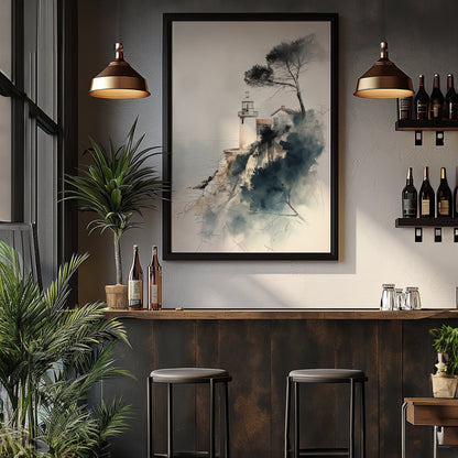 Oceanfront Lighthouse, High Quality Digital Download - Luxuria Canvas