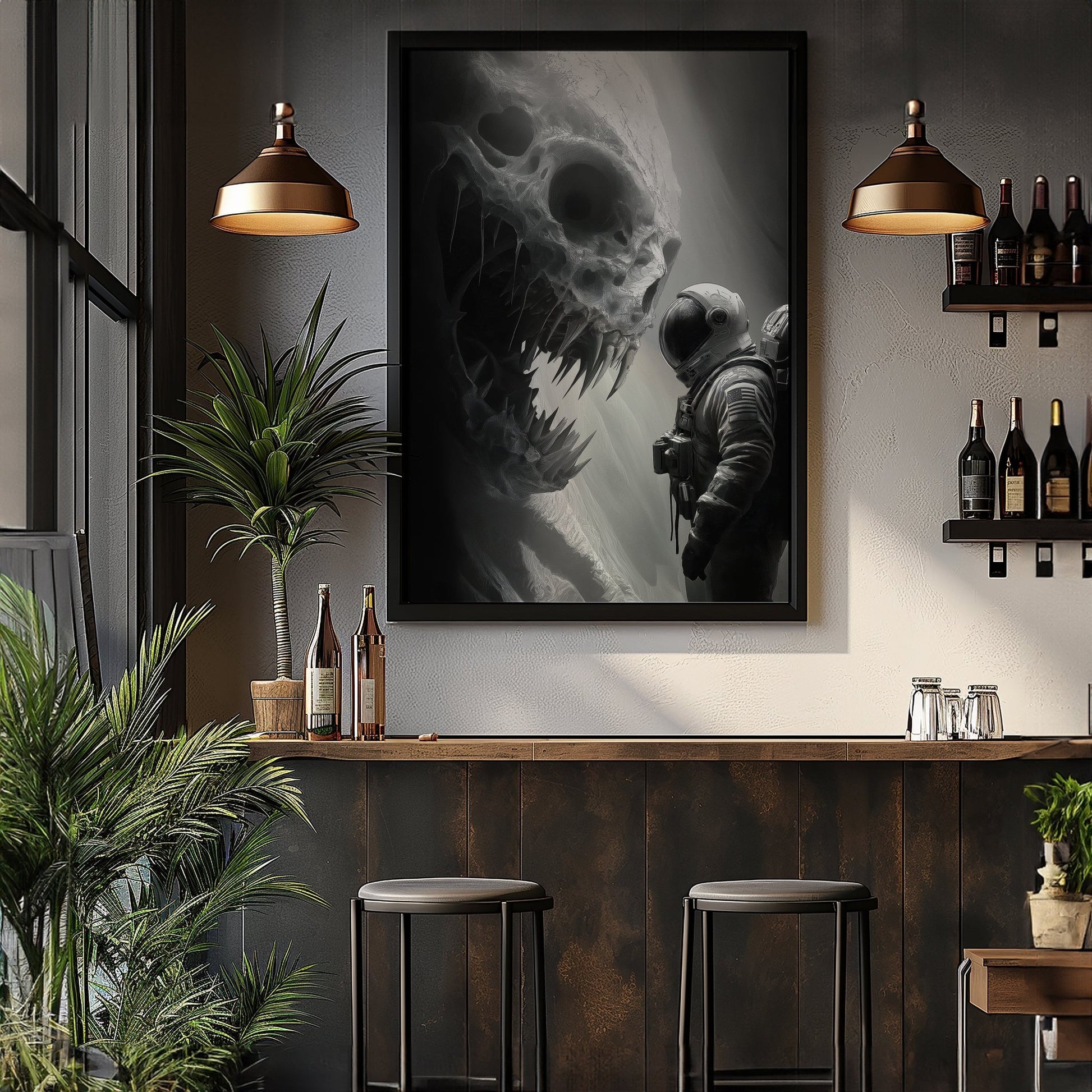 Alien Threat Digital Art Download - Luxuria Canvas