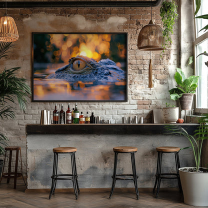 Crocodiles Eye, High Quality Digital Download - Luxuria Canvas