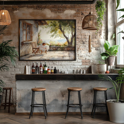 Old Cottage Summer Day Digital Art Download - Luxuria Canvas