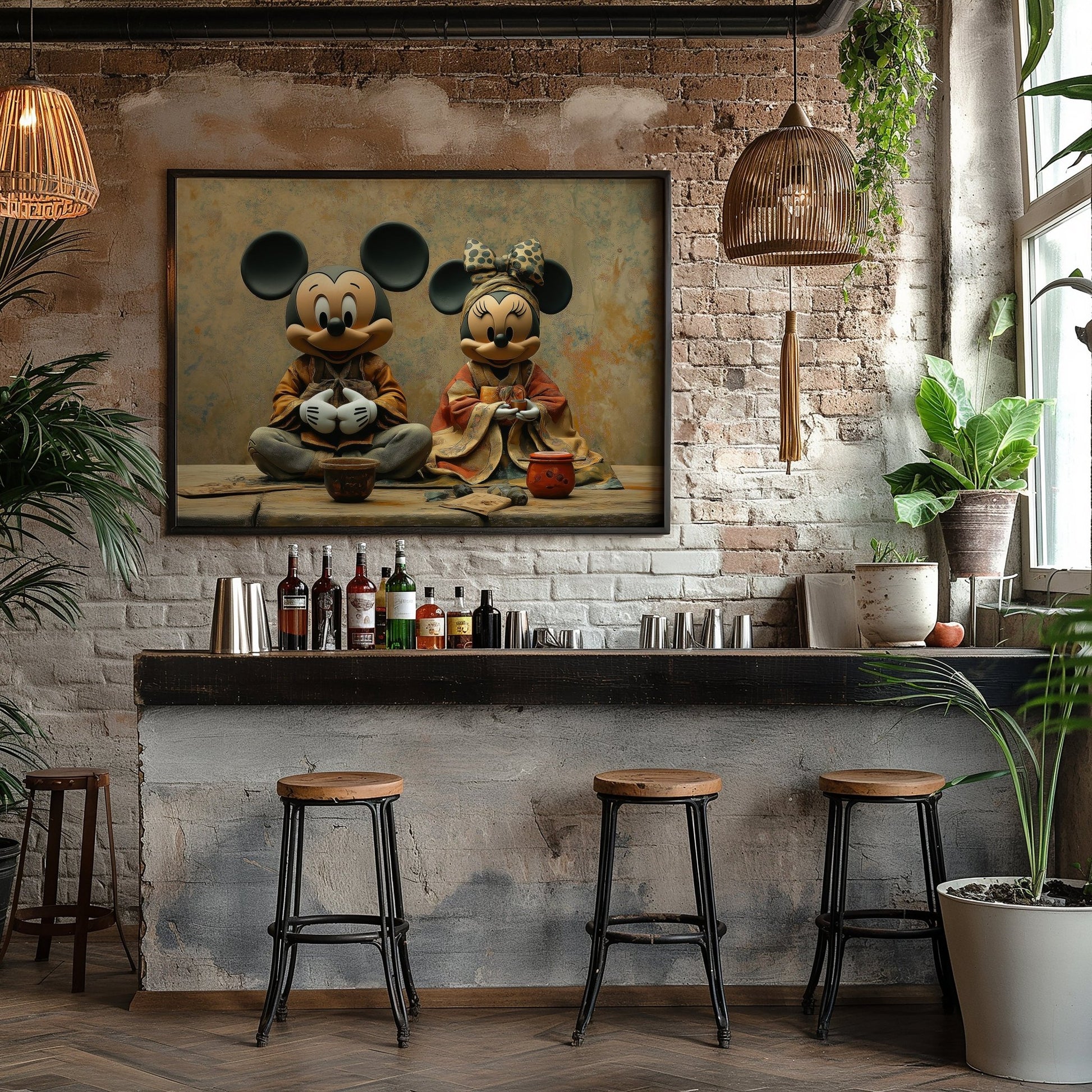 Mongolian Mickey Digital Art Download - Luxuria Canvas